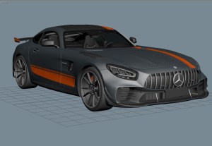 11197Mercedes-Benz AMG GT-R PRO 2020 3D Model